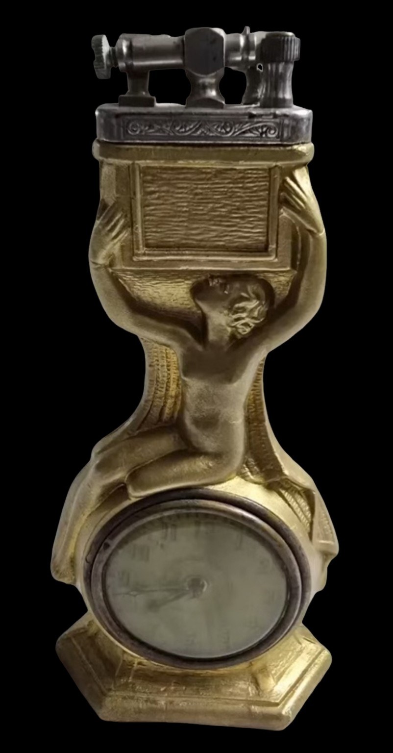 Clock lighter before restoration